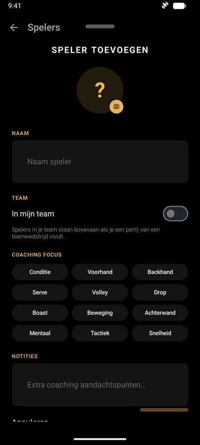 Adding a player